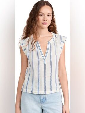 Faherty Dream Cotton Guaze Dylan Top